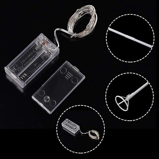 30 Pcs Colorful Led Line With Aa Cell Holder