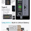 Mechanic T-824 Charging Port Pin Tester Current Power Check Type-C 8 Pin Phones