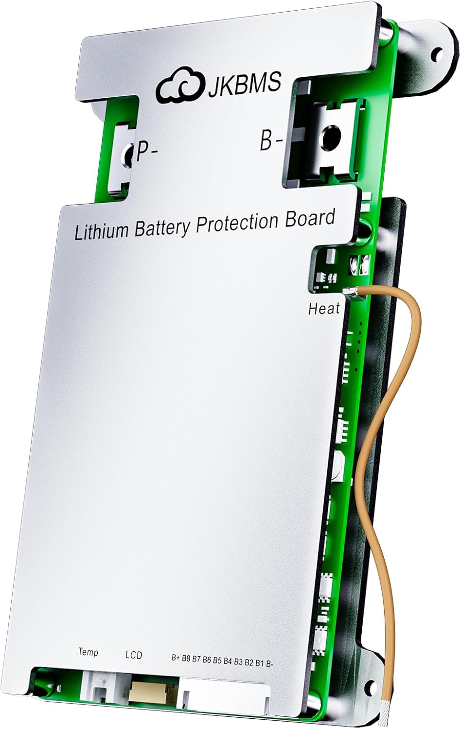 Jkbms Smart Bms With Heat Can Rs485 4s-8s 12v-24v 100a 1a Active Balance With Bluetooth Battery Protection Board For Lifepo4 Li-ion Lto Battery Pack...