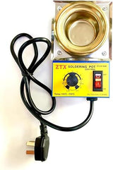 ZTX 160W-Soldering Desoldering Pot, Wax Burner, Boiler Size 50x35 MM, AC220V-50Hz with adjustable Temperature range 100-550°C