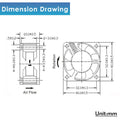 40mm X 40mm X 20mm 24v Dc Brushless Small Mini Axial Cooling Fan 3d Printer Fan