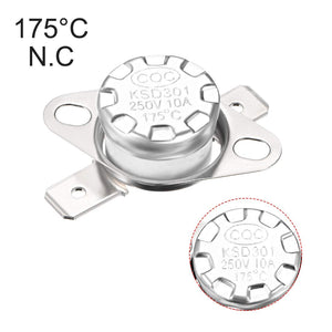 175°c Normally Closed Thermostat Thermal Temperature Ksd301 Switch Nc