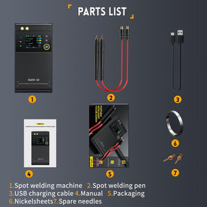 SWM-10 Handheld Spot Welder, DIY Mini Welding Machine, 5000mAh Portable Welding Machine, Weldable 0.25mm Welding Tool