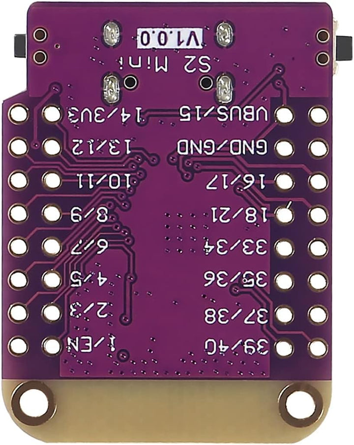 Esp32 S2 Mini S2 Mini V1.0.0 Wifi Board Based Esp32-s2fn4r2 Esp32-s2 4mb Flash Type-c Connection Compatible With Micropython