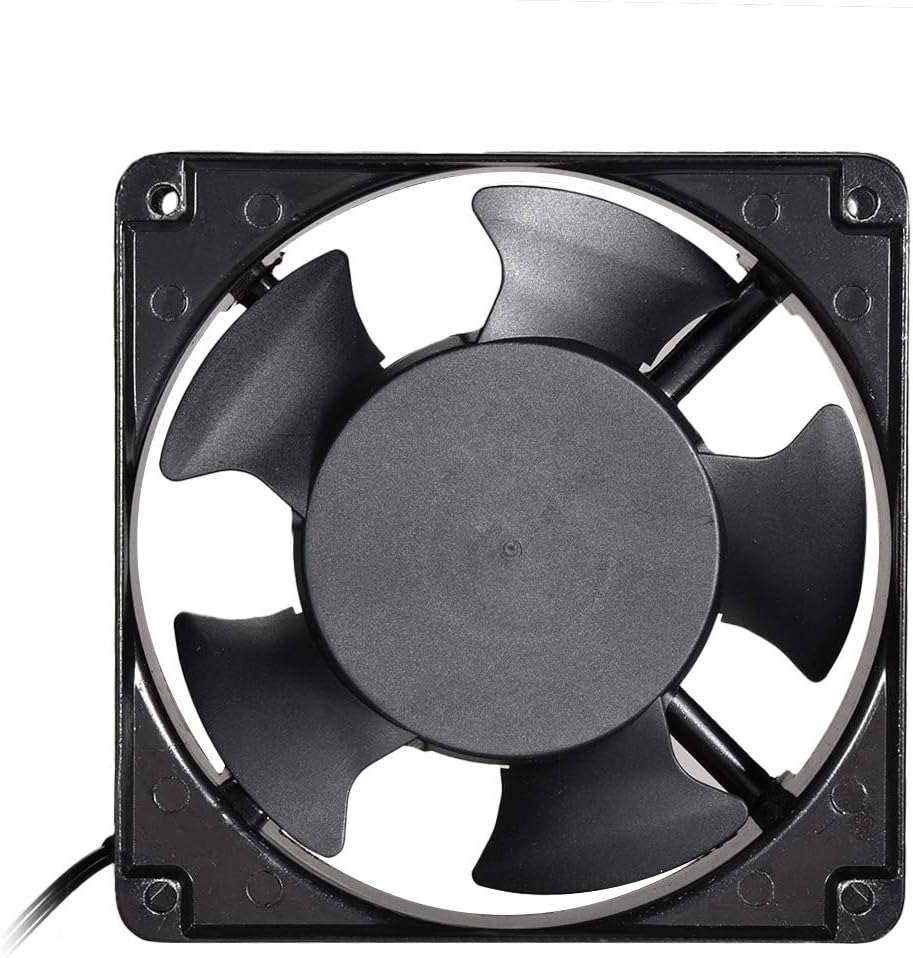 220V Cooling Fan 120mm x 120mm x 38mm 0.14A Dual Ball Bearings 4.75 Inch Fan