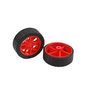 30mm Toy Wheel Tyre Tire Rubber Coated Wheel Simulation Wheel Diy Toy Accessories