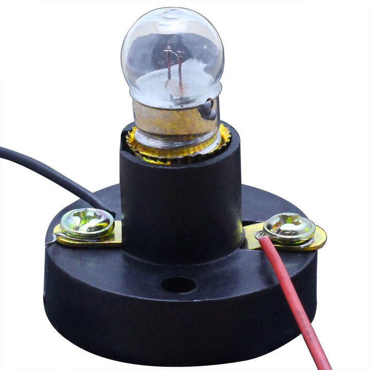 E10 Mini Bulb Holder Diy Physical Circuit Electrical Experiment Lighting Accessories Screw Type Light Socket Mounting Bracket Round Lamp Base