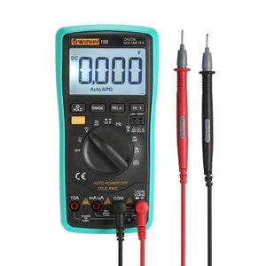 Digital Multimeter 18b True Tester Rms Ac Dc Volt Amp Ohm Capacitance Led Diode Frequency Meter Test 5999 Backlight Counts