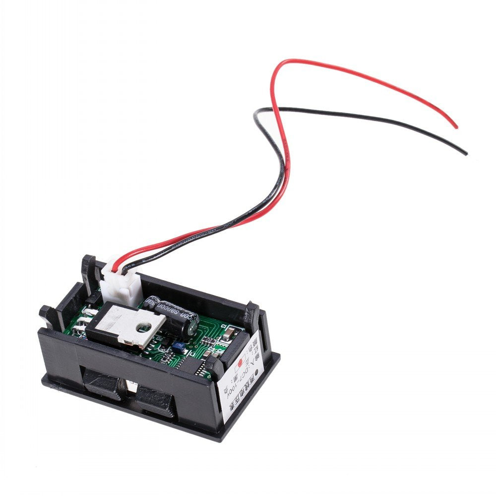 2 Wire Dc 7-100v 0.56" Mini Digital Red Led Display Volt Meter Voltmeter Voltage Meter Panel, Digital Voltmeter Gauge Volt Indicator Voltage Tester