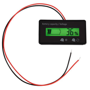 Battery Capacity Tester, Lcd Display Digital Lithium Battery Status Display Capacity Voltage Meter Tester Voltmeter 12-48v Battery