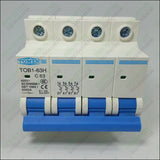 63a Tomzn Tob1-63h4p Ac Mcb C Type 230/400v~ 50hz/60hz 63a Mini Circuit Breaker