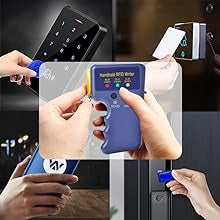 125khz Handheld Rfid Reader Writer, Upgrade Smart Id Card Duplicator Cloner