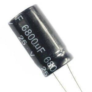 6800uf 25v Electrolytic Capacitor