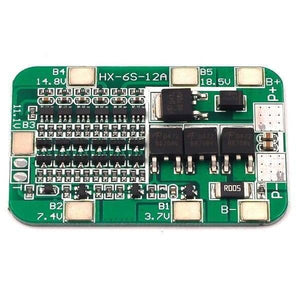 6s Bms 22.2v 12a Lithium Battery 6 Cells 18650 Charging Charger Protection Board Module