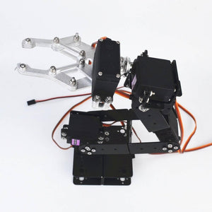 UnAssembled Robotic Arm Robot Arm Chassis 6 Dof 3d Rotating Metal Mechanical Manipulator Robot Arm Kit
