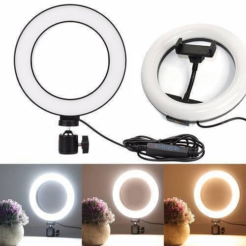 6 Inch 15cm Selfie Led Ring Light Without Stand For Tiktok Video Live Camera Makeup