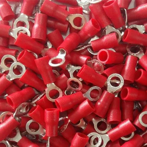 Ring Type Cable Lugs O Type Thimble Cable lug tubular, M3mm, 0.25-1.5mm2 Copper Terminal