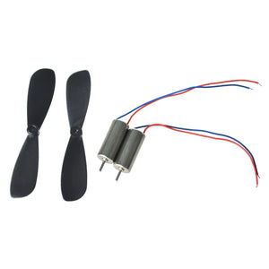 2 Pieces 1 Pair Helicopter Coreless Micro Dc Motor with Propeller