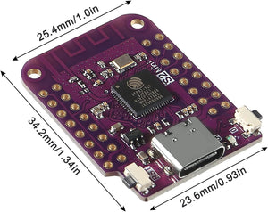 Esp32 S2 Mini S2 Mini V1.0.0 Wifi Board Based Esp32-s2fn4r2 Esp32-s2 4mb Flash Type-c Connection Compatible With Micropython