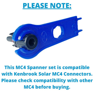 Single Piece Solar MC4 Spanner Wrench Tool for Connect & Disconnect Solar Connector