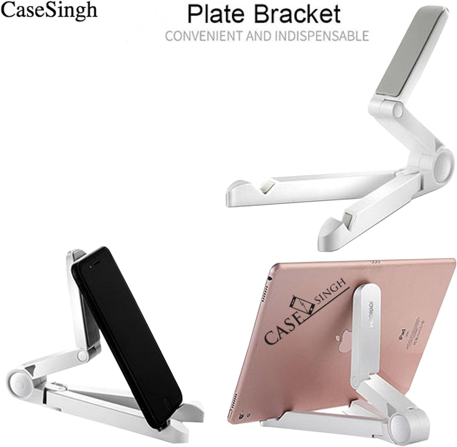 Joyroom Zs120 Desktop Tab Holder Mobile Holder Foldable Bracket White