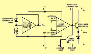 Hlf Lm723 Voltage Regulator Ic