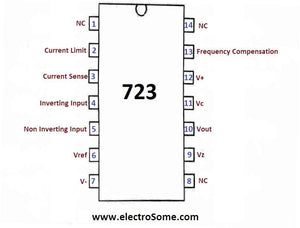 Hlf Lm723 Voltage Regulator Ic
