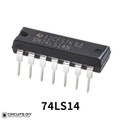 7414 74ls14 Schmitt Trigger Hex Inverter Ic