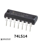 7414 74ls14 Schmitt Trigger Hex Inverter Ic