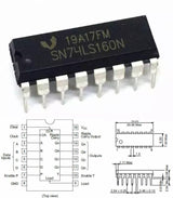 74160 Bcd Counter Ic Decade Counter 4-bit Synchronous