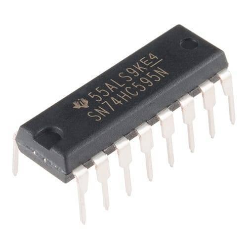 74hc595 8 Bit Serial To Parallel Shift Register Ic