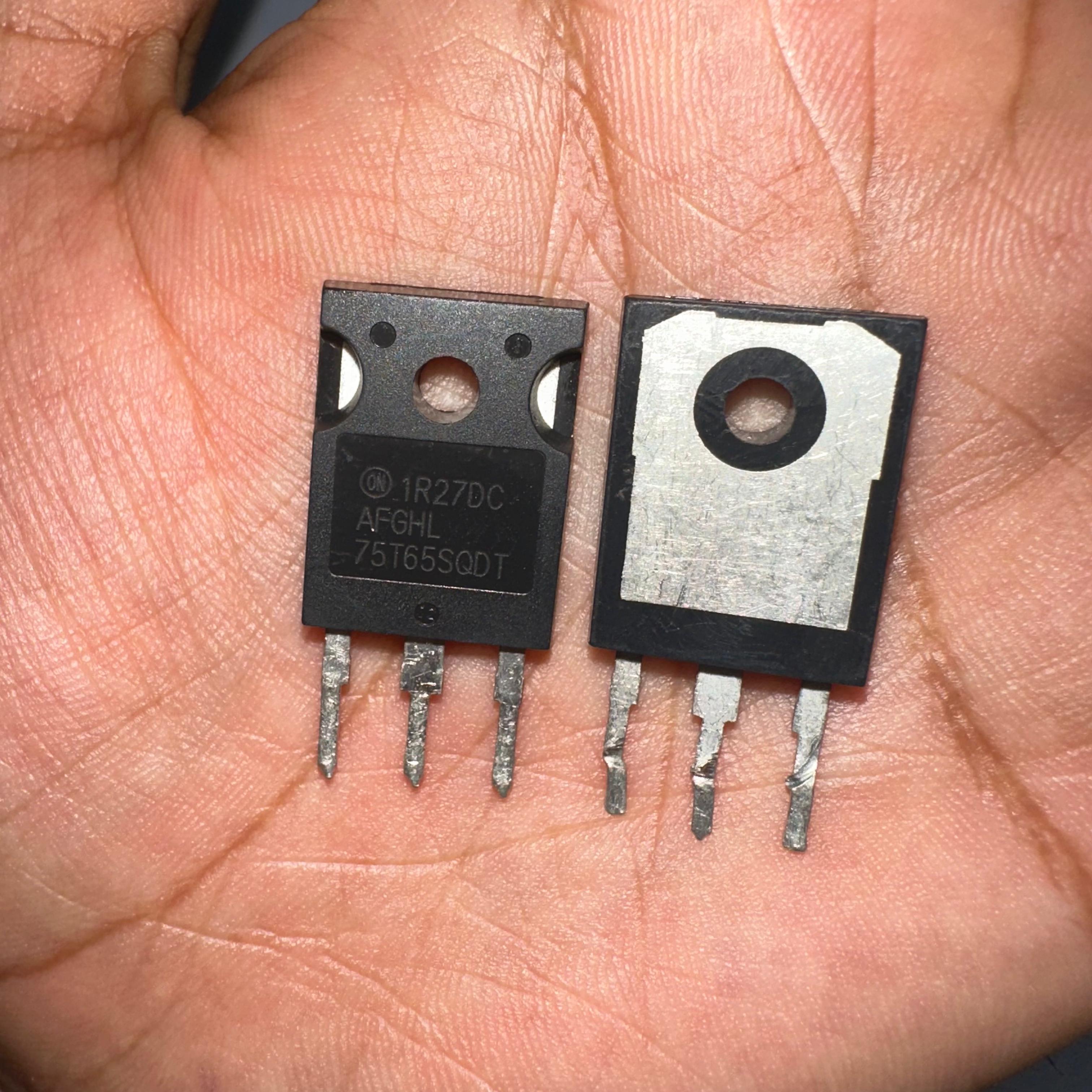75a 650v On Semiconductor 75t65sqdt Igbt With Soft Fast Recovery Diode-digilog.pk