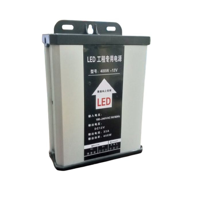12v 400w Rainproof Led Power Supply, Output Voltage 12v Dc