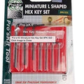 Miniature l Key Wrench Screwdriver Kit Hex Key Set Allen 7pcs 0.7-3.0mm 8pk-022 Proskit
