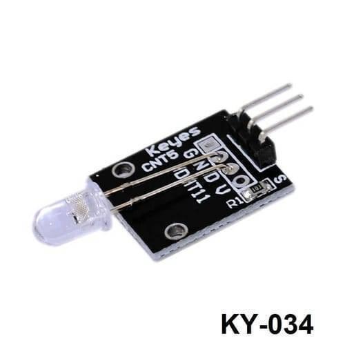 7 Color Flashing Led Module Ky 034 Hw-481