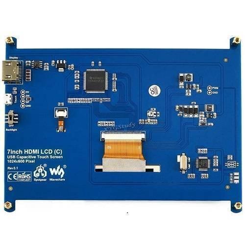 7 Inch Hdmi Capacitive Touch Lcd Screen For Raspberry