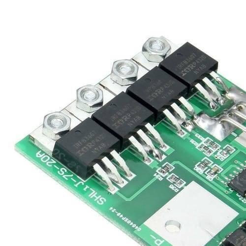 7s 24v 20a 18650 Lithium Lion Battery Charger Module Protection Board Bms Pcb With Wire