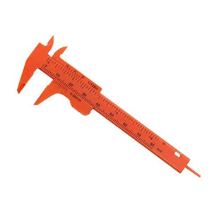 80mm Plastic Vernier Caliper | Dual Scale Mini Measuring Tool