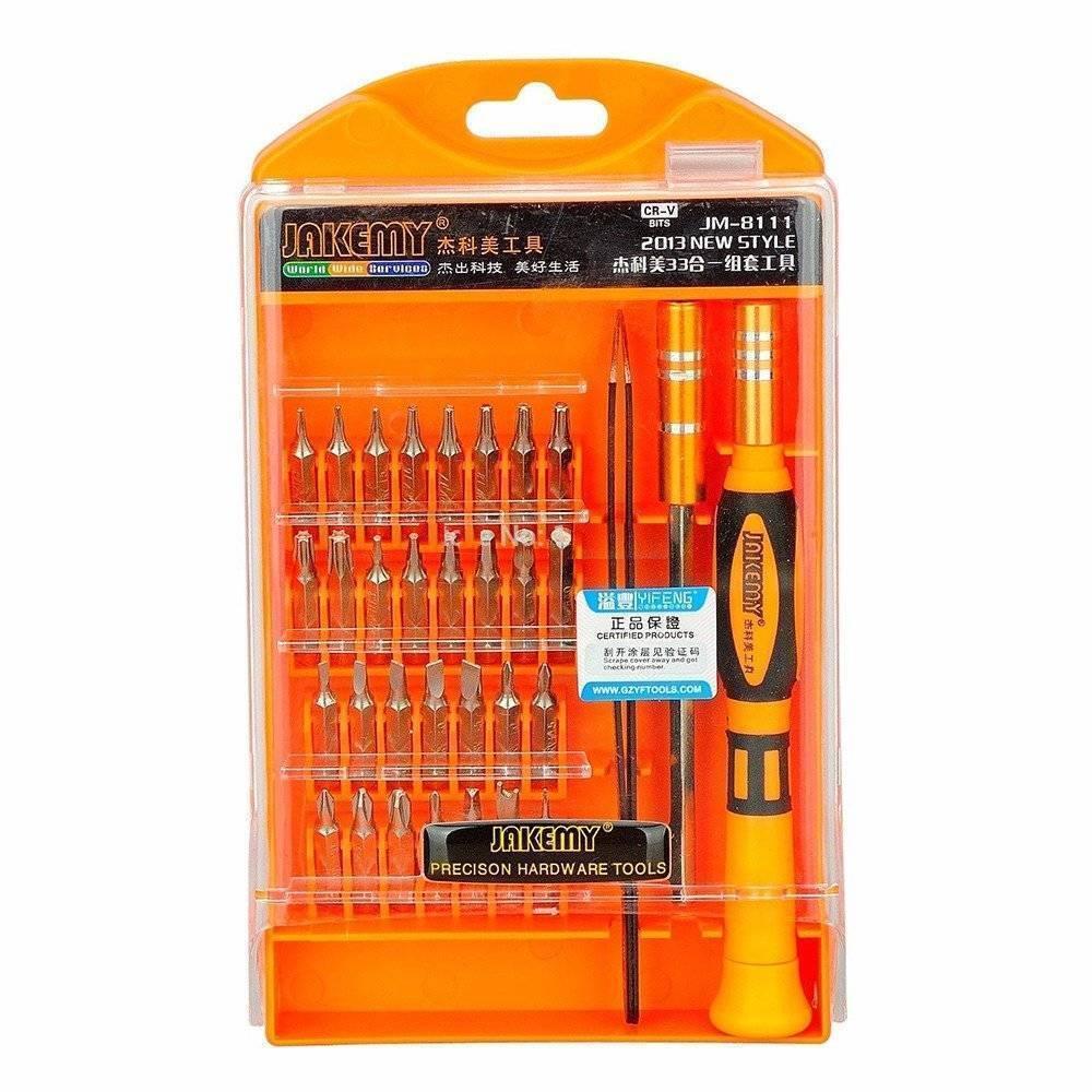 Jm-8111 33 In 1 Screwdriver Ratchet Hand-tools Suite Furniture Computer Electrical Maintenance Tools