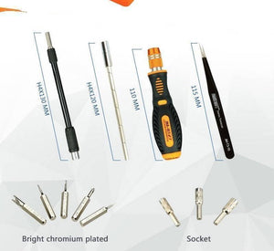 Jakemy Jm-8127 53in 1 Screwdriver Ratchet Hand-tools Suite Furniture Computer Electrical Maintenance Tools