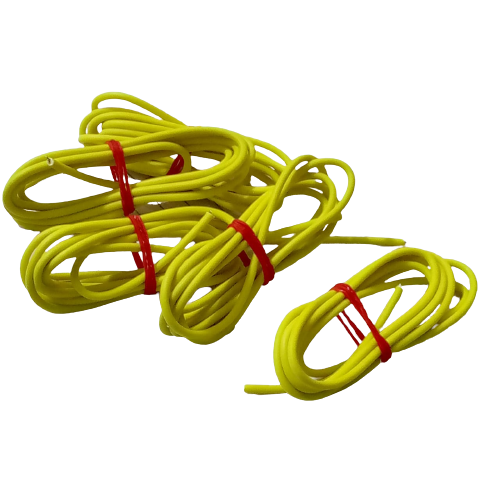Yellow 1m Solderable Wire Hard Wires For Wiring Jumper Wire Wiring Cable