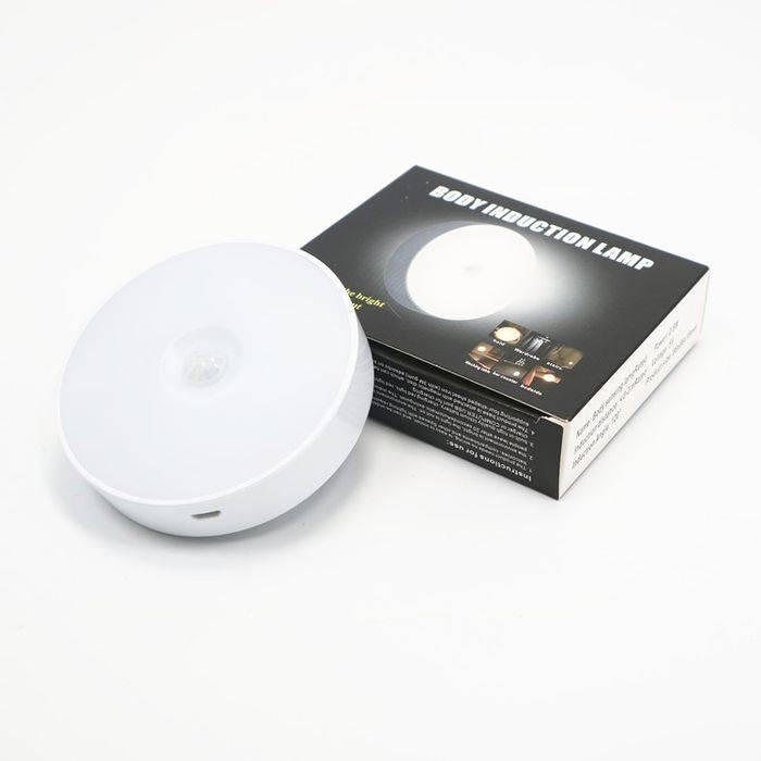 Led Body Induction Lamp Induction Night Light Warm White Pir Sensor