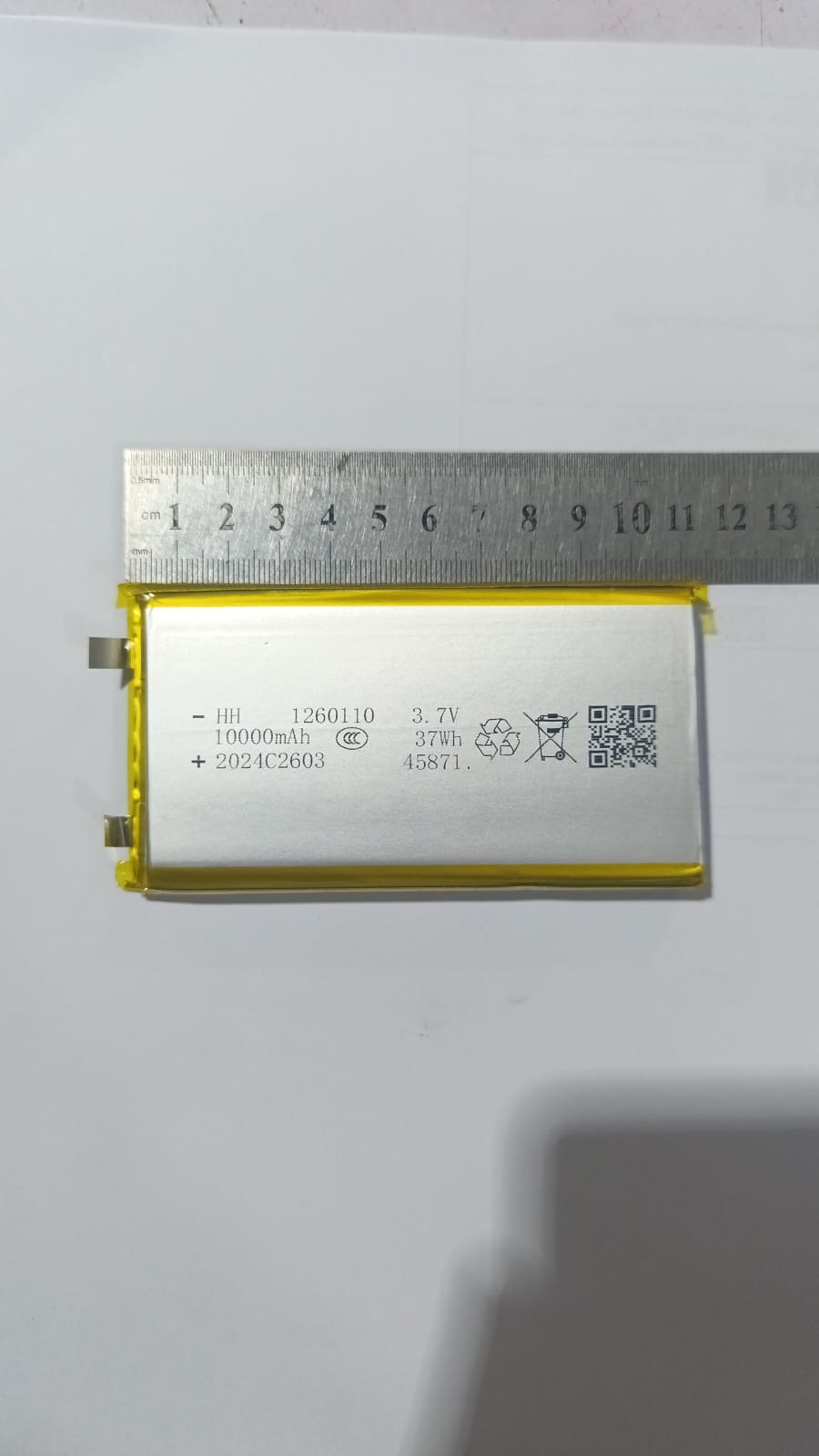 High Quality 3.7v 10000mah 1260110 Polymer Lithium Ion Li-ion Rechargeable Battery For Toy Power Bank Gps Table E-book Batteries