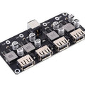 Mh-kc24 4-channel Dc-dc Buck Converter With Qc3.0 Fast Charging - 6-32v To 3v/5v/9v/12v/24v