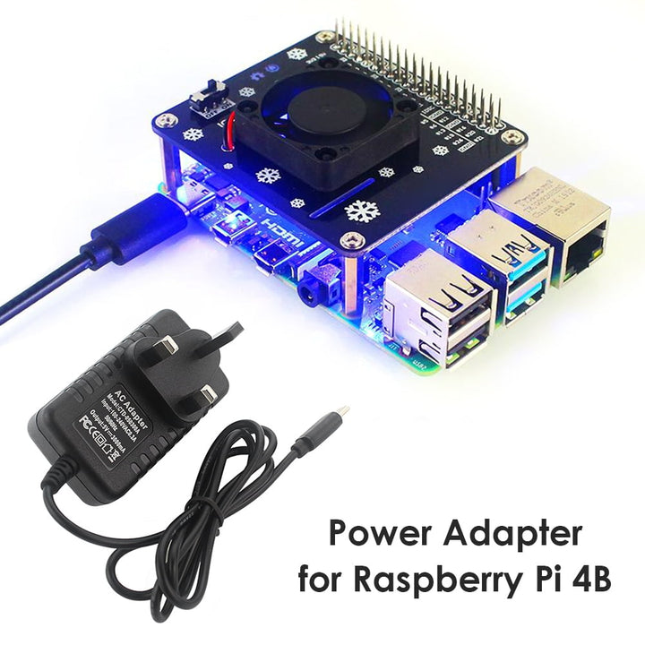 Usb Type c Cable 5v 3a Power Supply Adapter Uk For Raspberry Pi 4b