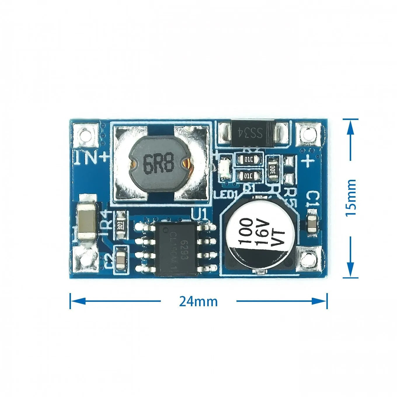 8w Usb Input Dc-dc 3v-6v To 12v 3a Converter Step-up Module | Digilog.pk