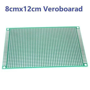 8x12cm Double Sided Fiberglass Pcb Veroboard Stripboard Circuit Project Board