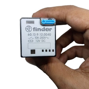 Finder Relay 12vdc 10a 60.13 With 11pin Rail-mount Relay Socket Relay Base