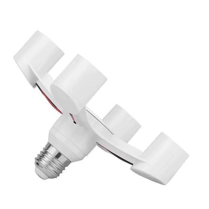 Discontenued 4 In 1 E27 1 Heads Lamp Bulb Holder Light Base Led Converter Adapter