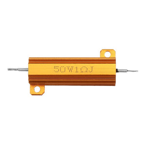 1R 50w Watt Load Resistor Aluminum Wire Wound Golden